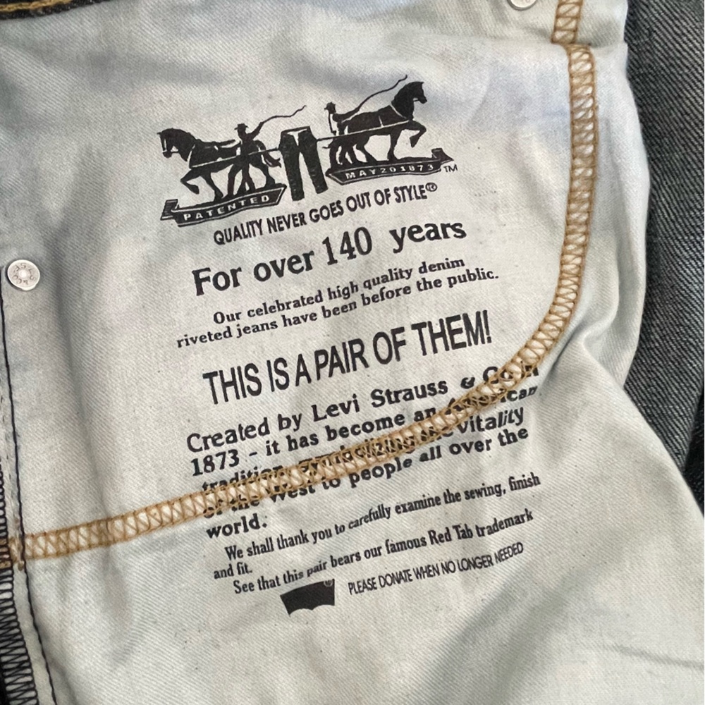 Men's Levi’s 559 Denim Jeans - Picture 11 of 12